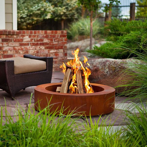 Corten Steel Fire Pit Brazier